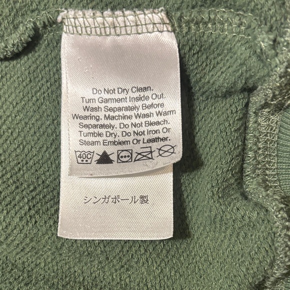 Eddie Bauer Forest Green Vintage 90's/Y2K Crewneck Logo Sweatshirt - Picture 7 of 7